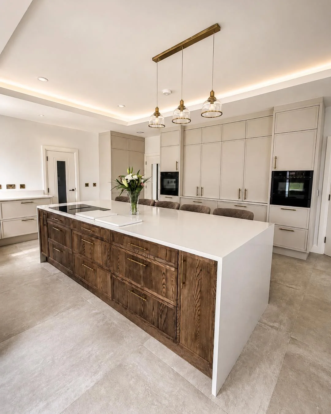 Mocha and Shell, a completed Dukes kitchen in Greencastle